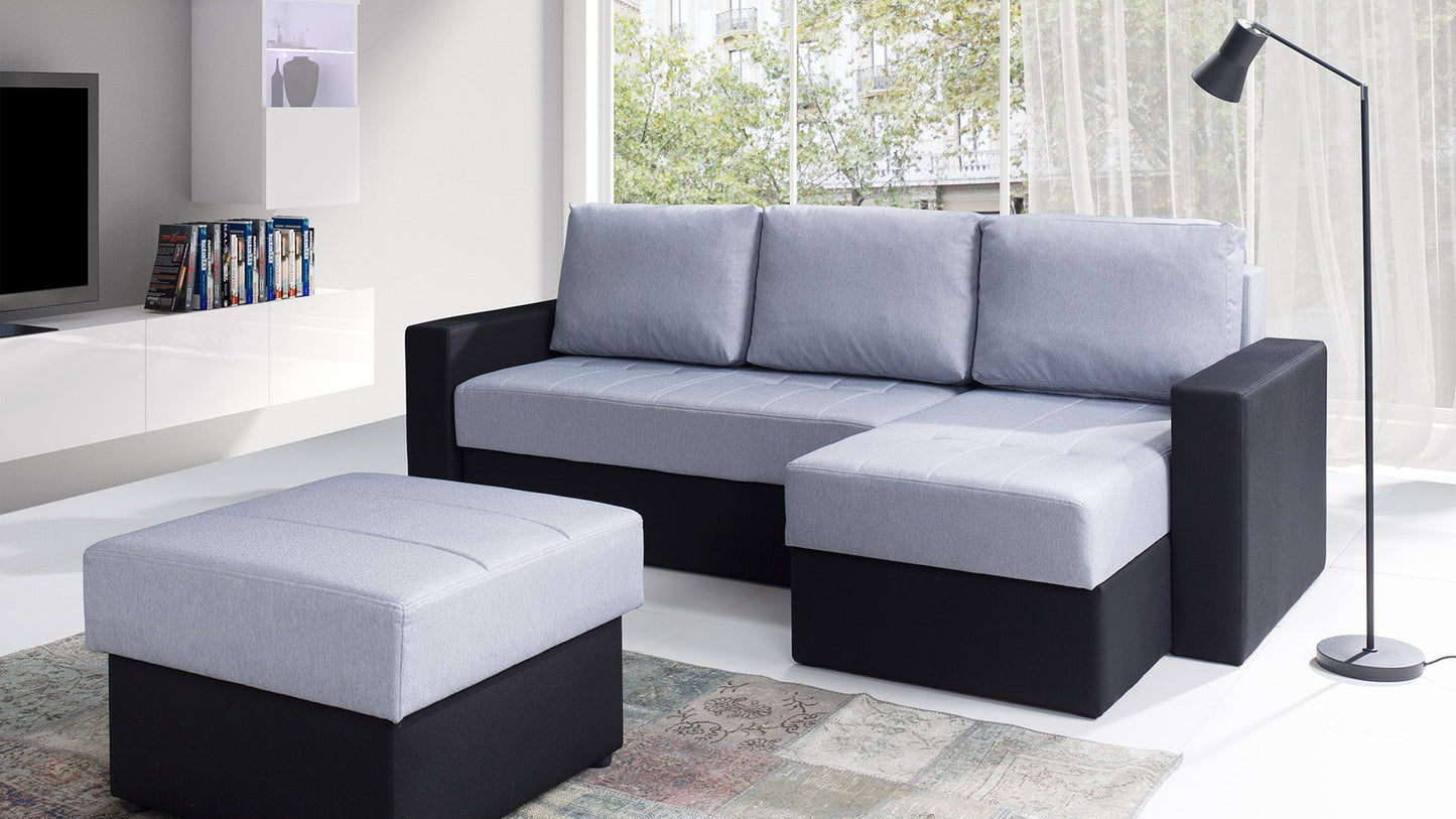 Cala Corner Sofa Bed Grey