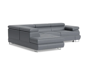 Luton Corner Sofa Bed With Storage NATURAL LEATHER