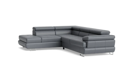 Luton Corner Sofa Bed With Storage NATURAL LEATHER