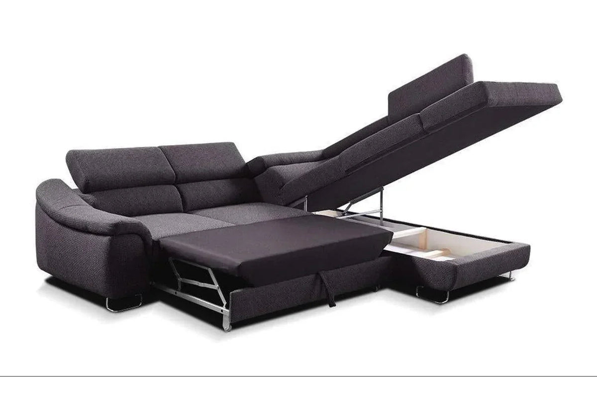 Lavos Corner Sofa Bed With Storage