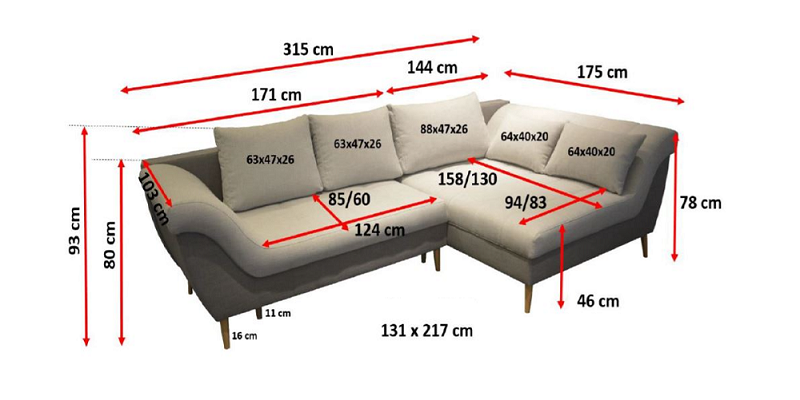 Aruba Corner Sofa Bed