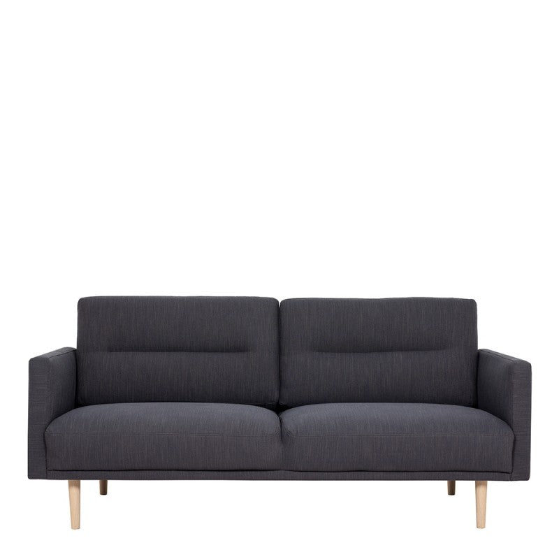 Larvik 2.5 Seater Sofa - Anthracite, Oak Legs
