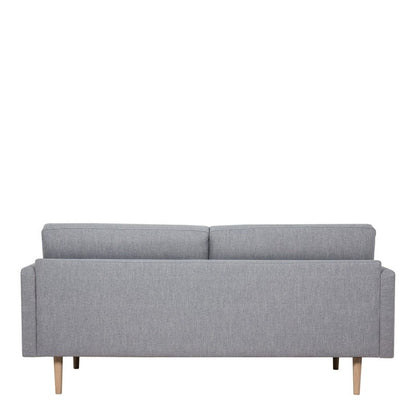 Larvik 2.5 Seater Sofa - Grey, Oak Legs