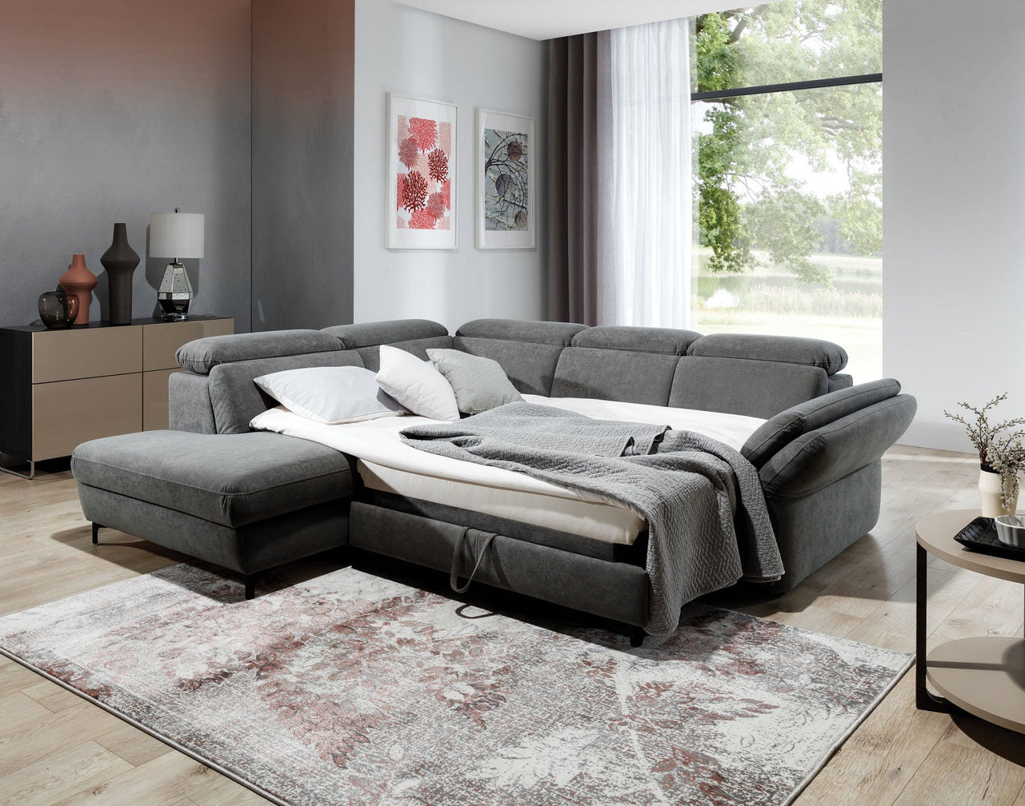 Merano Corner Sofa Bed