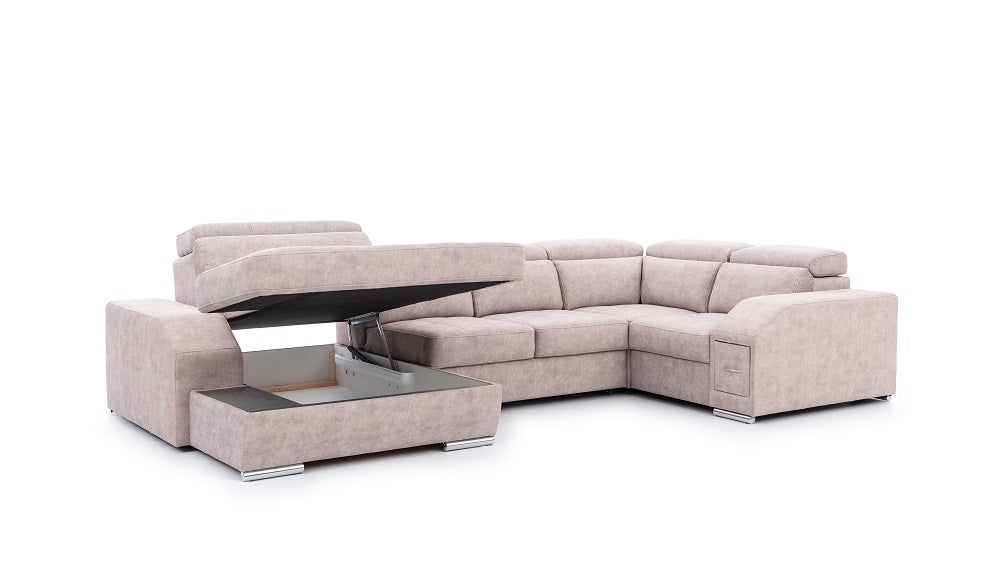 Tulon U Corner Sofa Bed