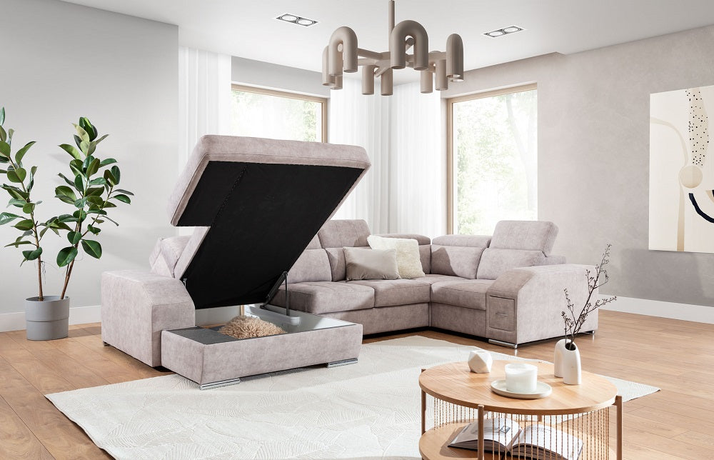 Tulon U Corner Sofa Bed