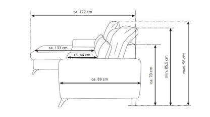 Alta Corner Sofa Bed