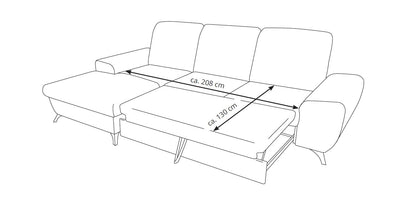 Alta Corner Sofa Bed