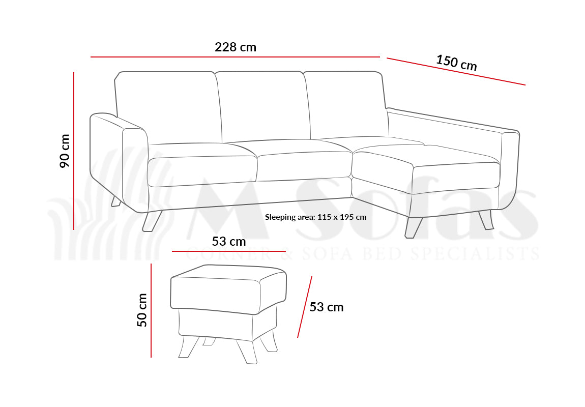 Aramis Corner Sofa Bed