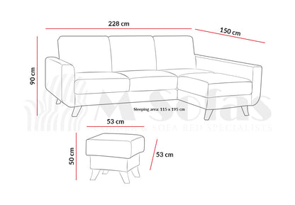 Aramis Corner Sofa Bed