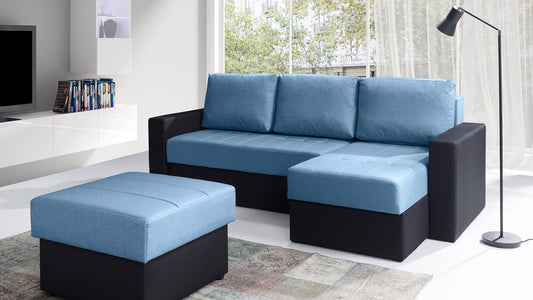 Cala Corner Sofa Bed Blue