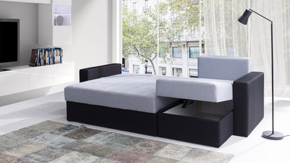 Cala Corner Sofa Bed Grey