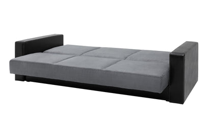 Diamond Black/Grey Sofa Bed