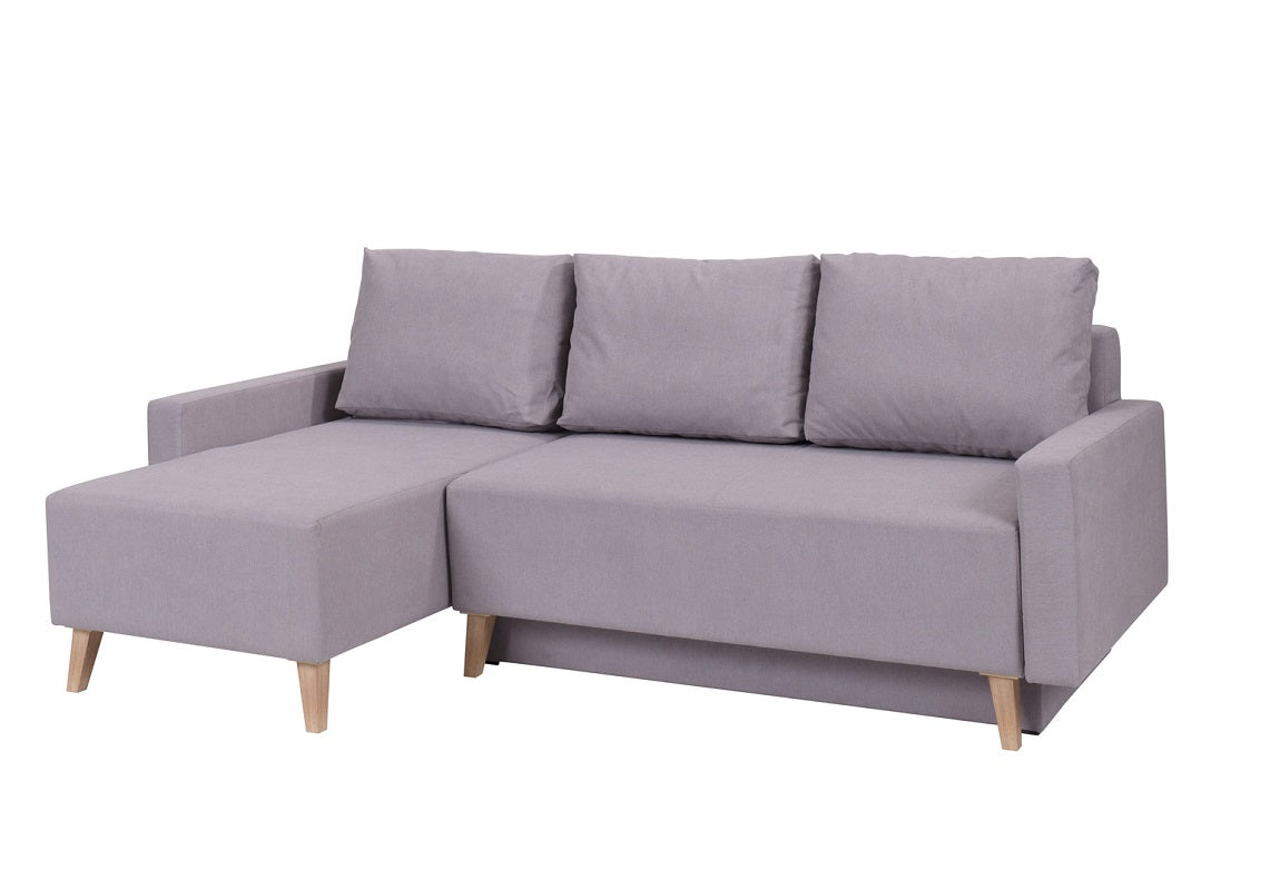 Oviedo Corner Sofa Bed Grey