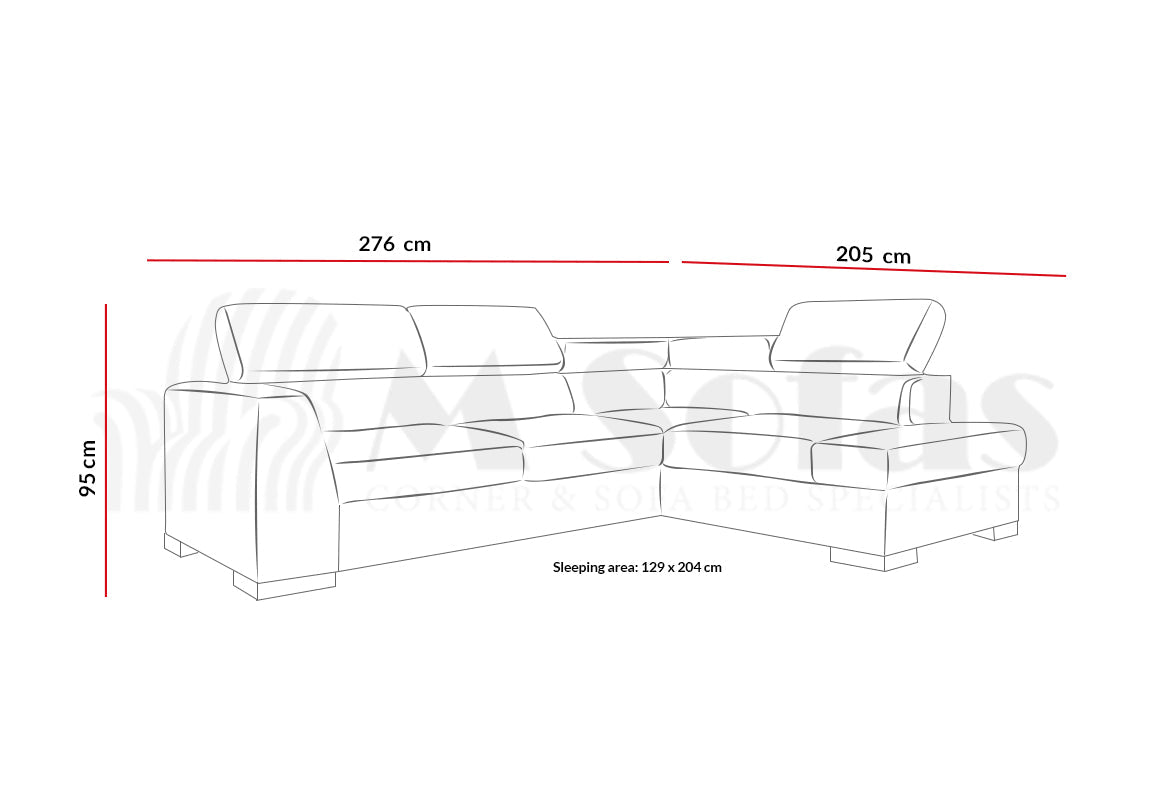 Nest II Corner Sofa Bed