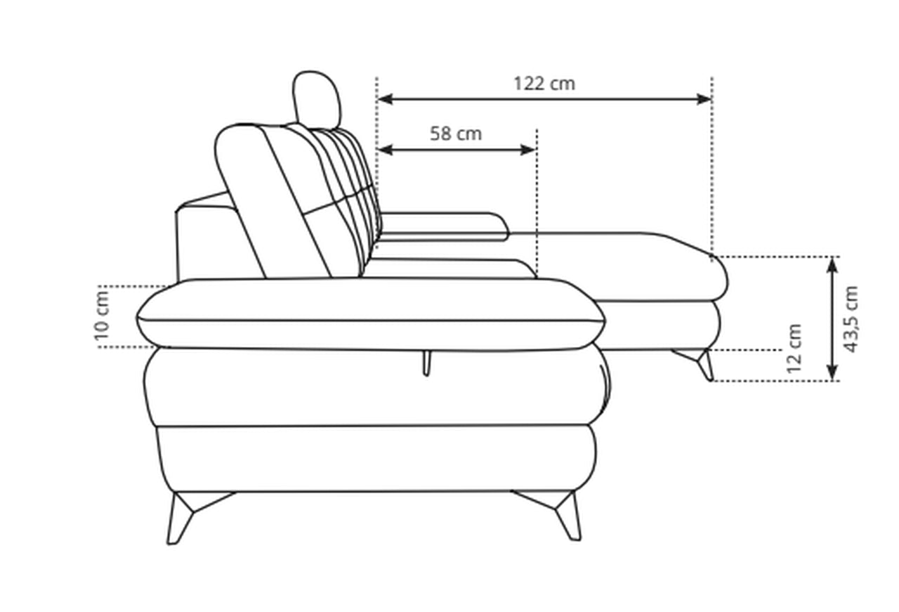 Stella Corner Sofa Bed