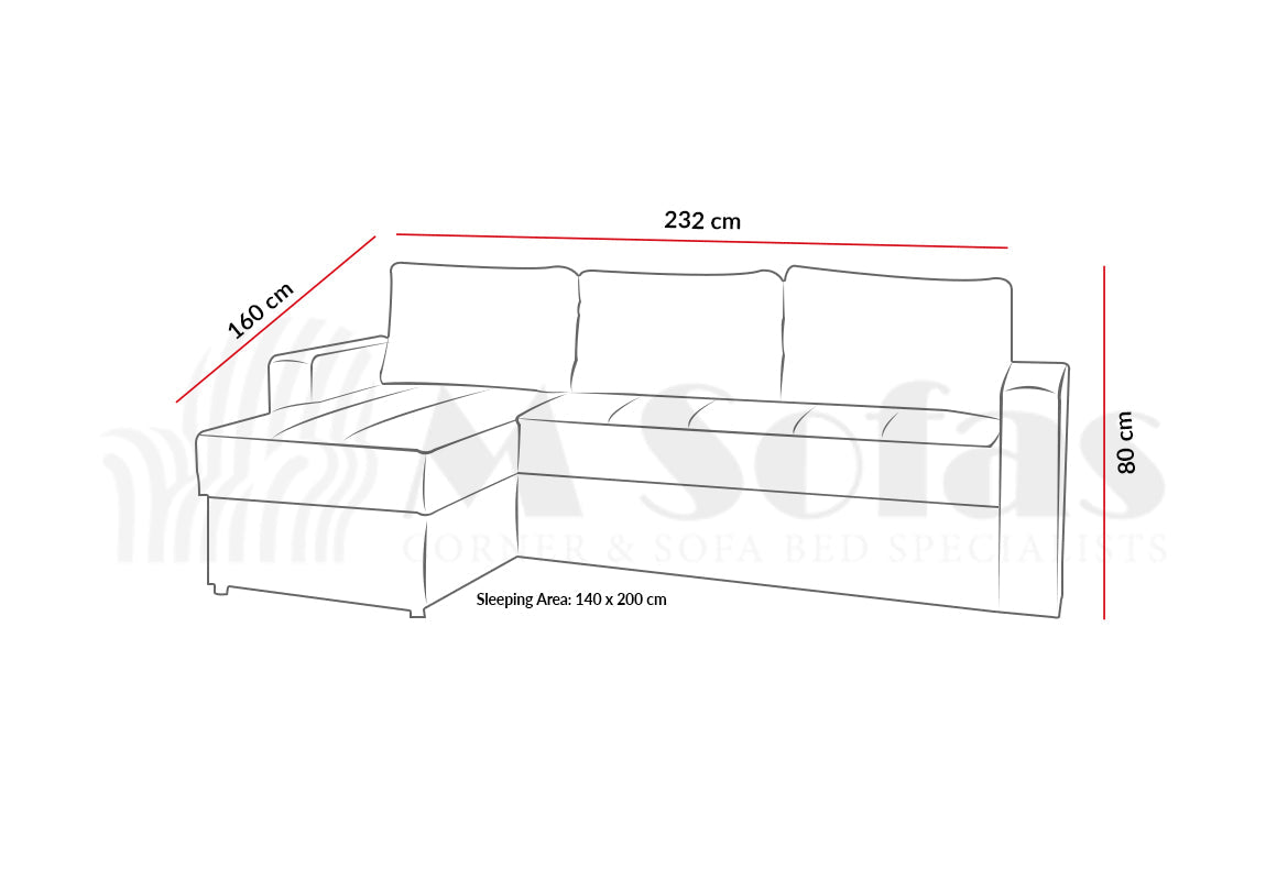 Sydney Corner Sofa Bed