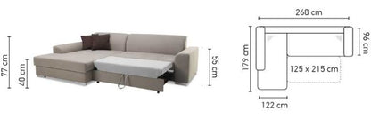 Pedro Corner Sofa Bed