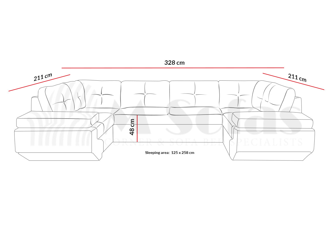 Zonda I Corner Sofa Bed