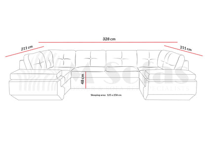 Zonda I Corner Sofa Bed